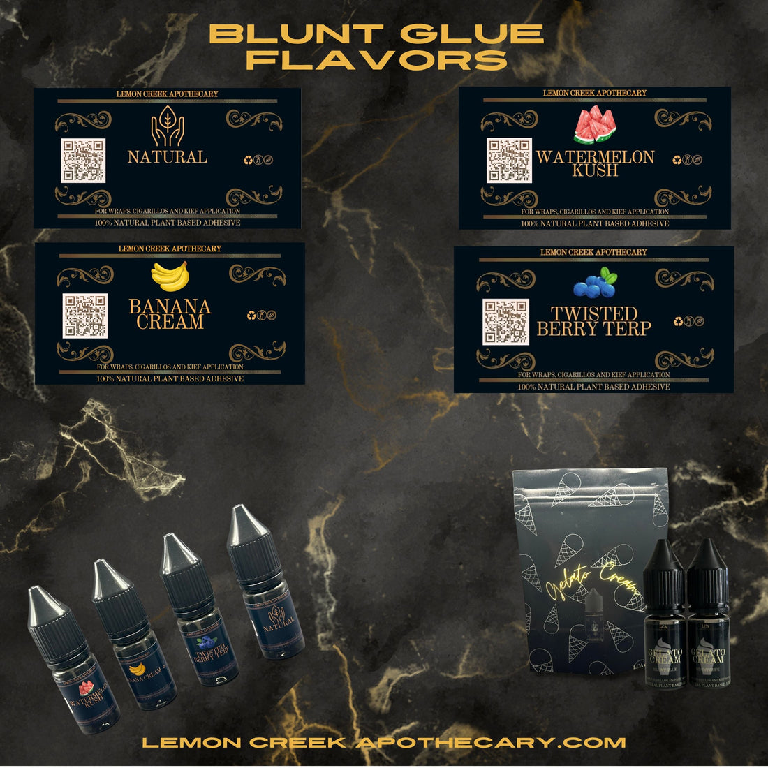 Elevate Your Experience: Enhance Your Rolls with Lemon Creek Apothecary Blunt Glue for Perfectly Applied Kief
