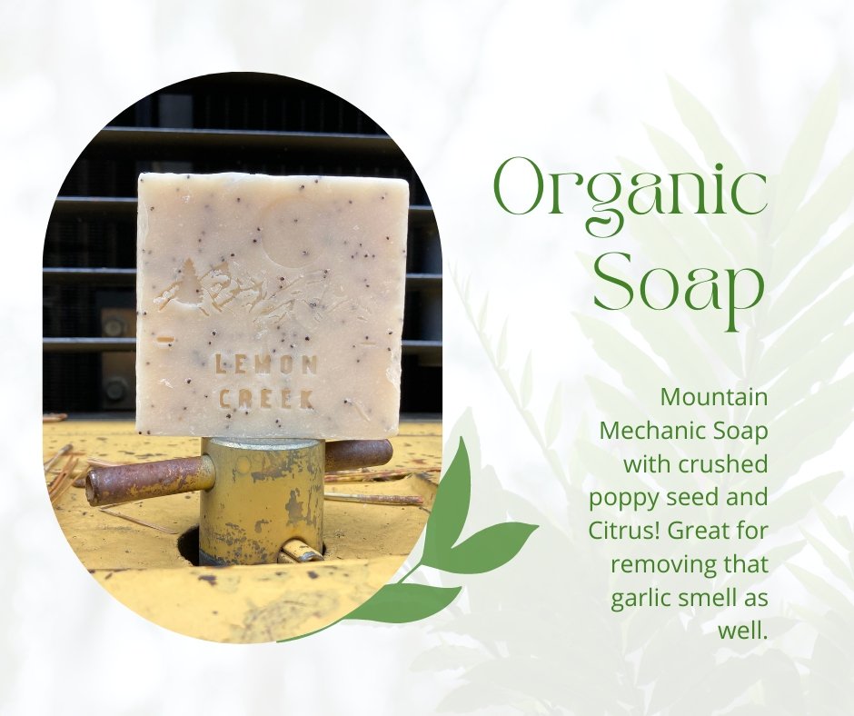 Poppy Seed Soap - Powerful Citrus Cleansing for Hard-Working Hands